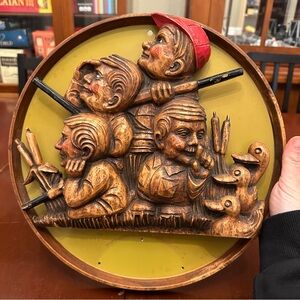 RARE VINTAGE OLYMPIA LIGHT BEER SIGN, DUCK HUNT WITH THE BOYS, BAR, MAN CAVE